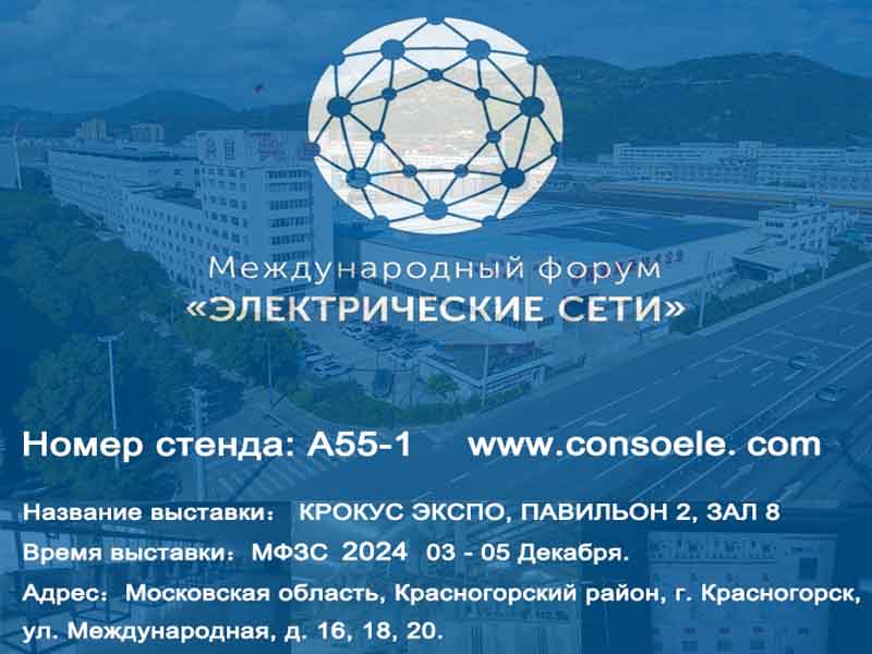 Conso Electrical will participate Electrical Networks of Russia 2024 in CROCUS EXPO